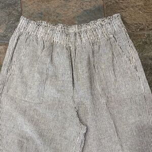 Time and Tru Women’s Striped Black and White Chinos